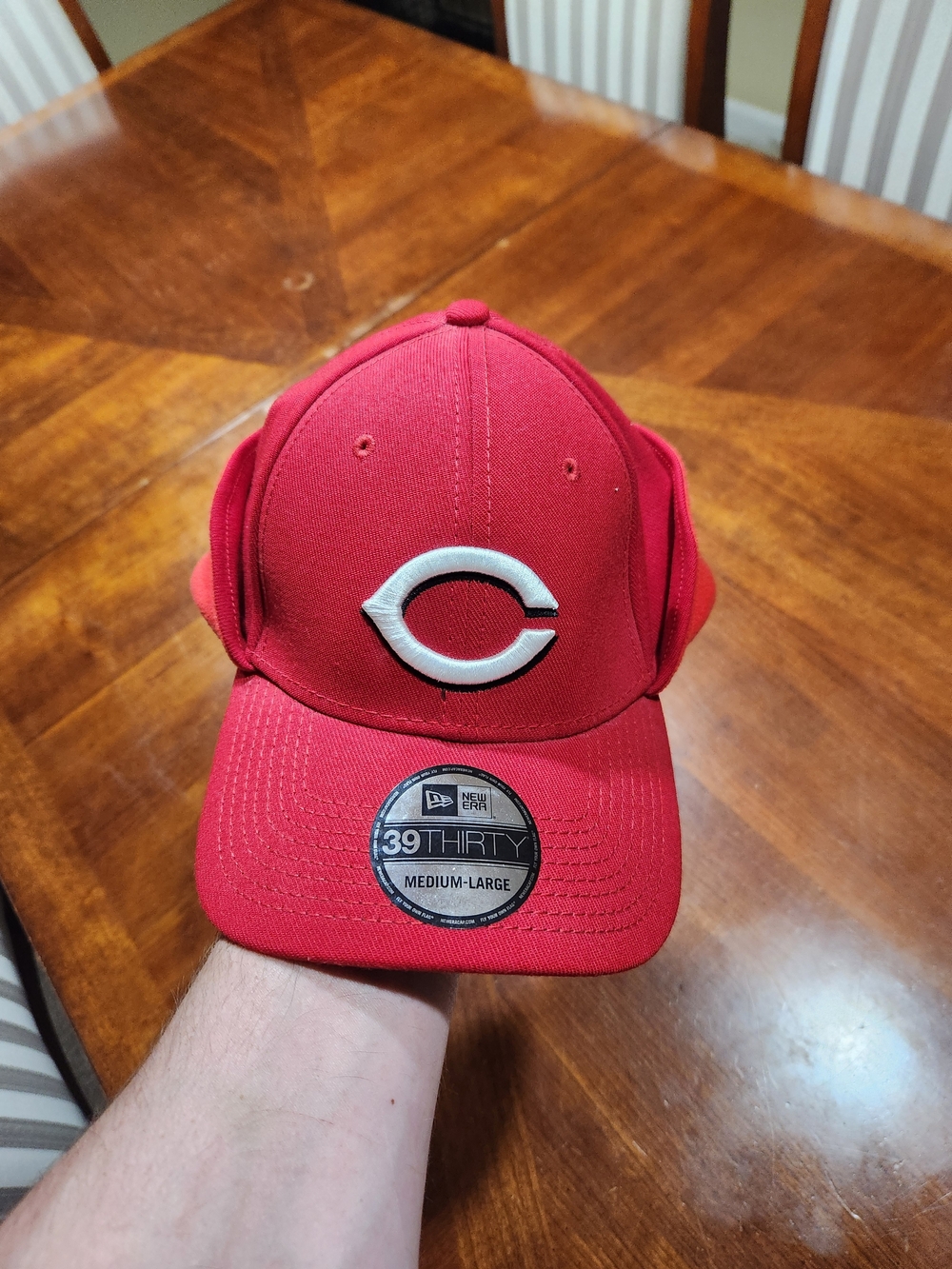 New Era Red Cincinnati Reds 39THIRTY Stretch Fit Hat
